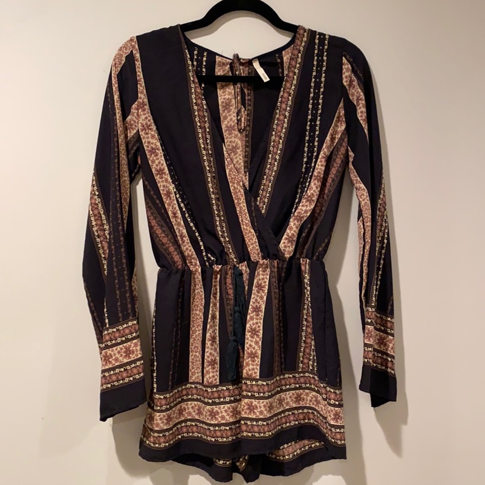 Women’s Long Sleeve Shorts Romper